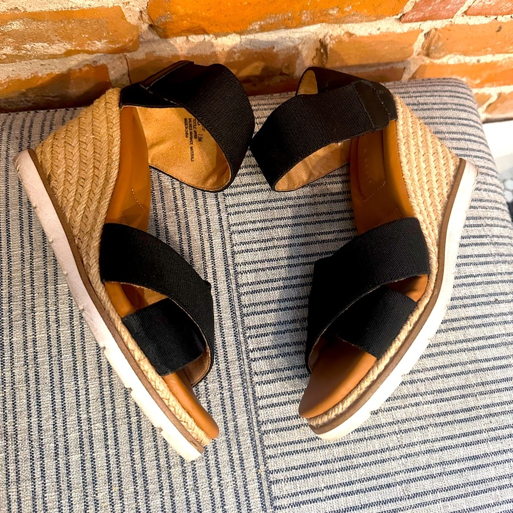 Kelly & Katie black sandal espadrilles